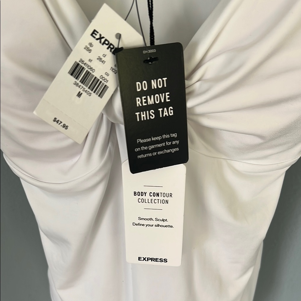 Express White Bodysuit, NWT - Picture 2 of 3